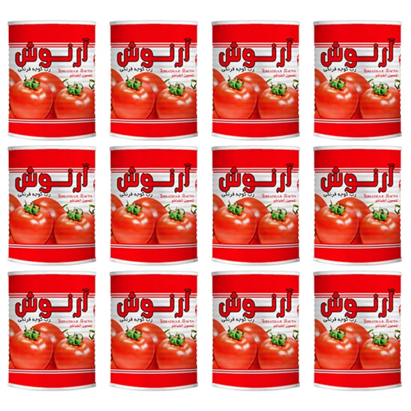 تصویر 4 از قیمت رب گوجه فرنگی آرنوش 800 گرمی با کیفیت ارزان + خرید عمده