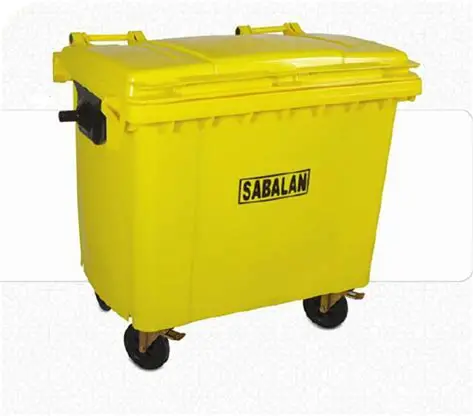 قیمت ویژه صادرات سطل زباله 660 لیتری به عراق