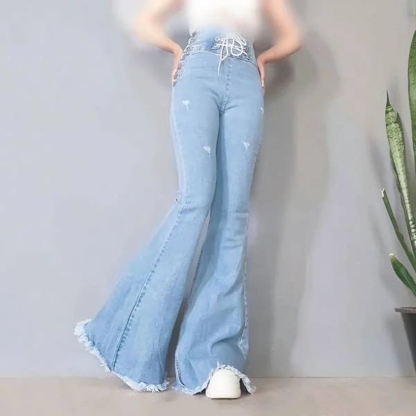 تصویر 3 از خرید شلوار جین زنانه بوت کات + قیمت فروش استثنایی