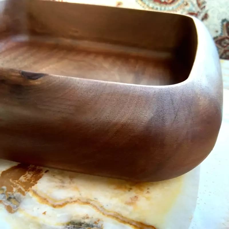 تصویر 3 از قیمت خرید آجیل‌ خوری چوبی مربع با فروش عمده