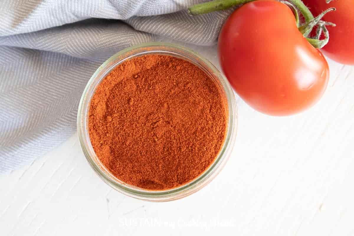 خرید و قیمت پودر گوجه + فروش عمده