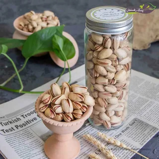 تصویر 2 از پسته کله قوچی ارگانیک بدون افزودنی با عطر طبیعی