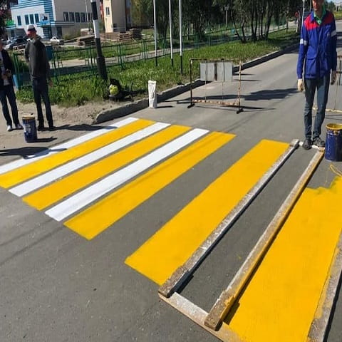 تصویر 3 از رنگ ترافیکی سرد ترموپلاست با طول عمر عالی