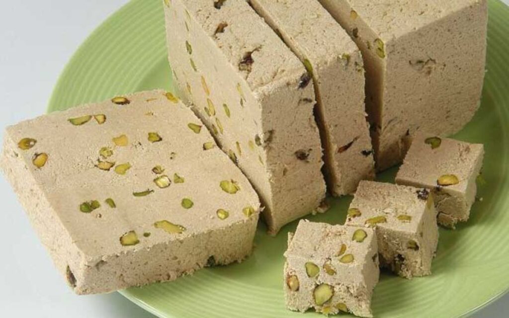 تصویر 1 از حلوا ارده پشمکی کم‌ شیرین مناسب رژیم