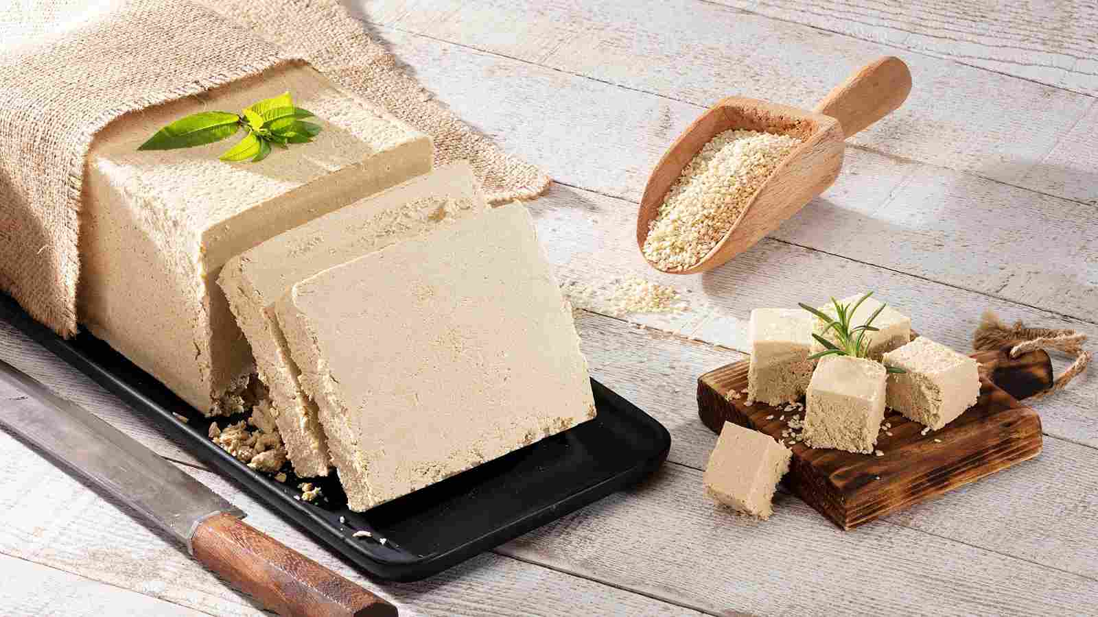 تصویر 2 از حلوا ارده پشمکی کم‌ شیرین مناسب رژیم