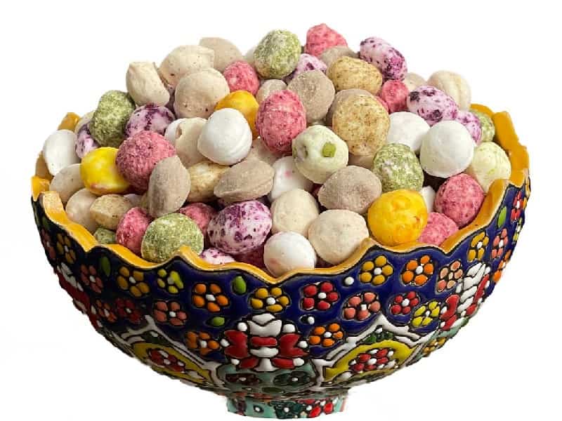 تصویر 2 از شکر پنیر رنگی فانتزی برای هدیه و دکور شیرینی‌ خوری
