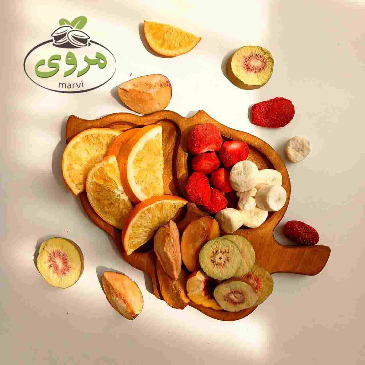فروش فله میوه پفکی مخلوط + قیمت عمده
