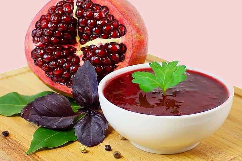 تصویر 4 از رب انار صورتی طبیعی خانگی شمال بسته بندی شیشه ای