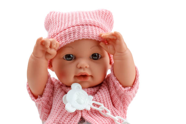 عروسک کودک نوزاد در ساختار نرم و لطیف پارچه‌ ای