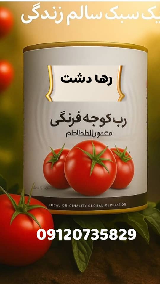تصویر 1 از رب گوجه فرنگی کارخانه رها دشت 800 گرمی