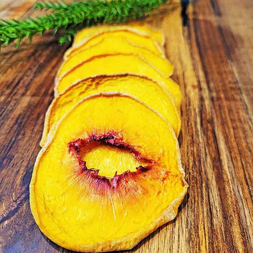 تصویر 1 از هلو خشک خانگی + مقرون به صرفه