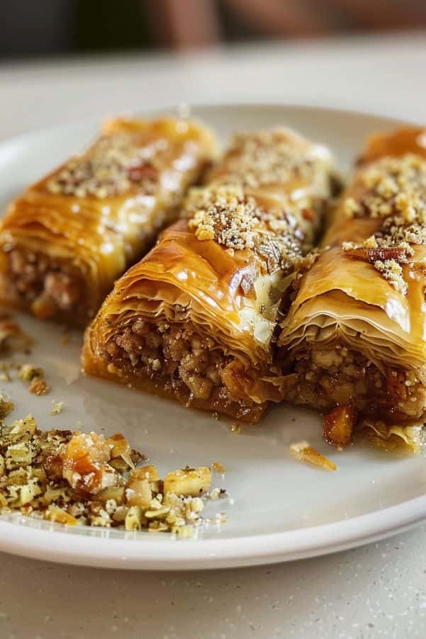 تصویر 1 از باقلوا گردویی تازه با عطر زعفران درجه یک