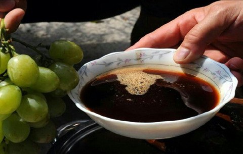تصویر 3 از شیره انگور خانگی تهیه شده به روش سنتی