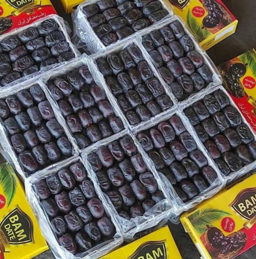 تصویر 1 از خرما مضافتی بم داخلی صادراتی بسته بندی عالی قیمت مناسب