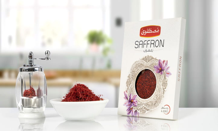 زعفران نگین مصطفوی با رنگ و مرغوبیت تازه
