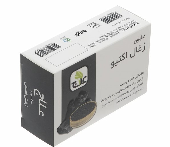تصویر 2 از صابون لایه بردار علاج مدل زغال اکتیو