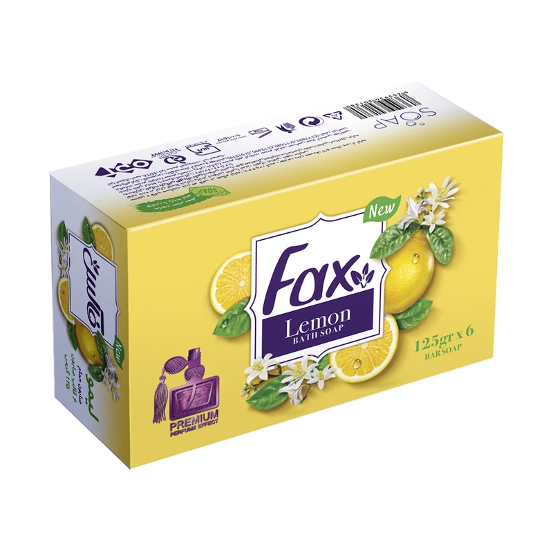 تصویر 4 از صابون حمام فکس 125 گرم بسته 6 عددی