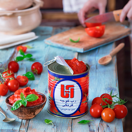 تصویر 2 از رب گوجه فرنگی 10 کیلویی آتا مناسب مصرف رستورانی