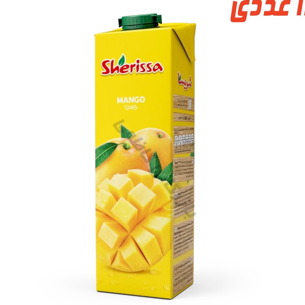 آبمیوه پاکتی شریسا 1 لیتری با طعم انبه