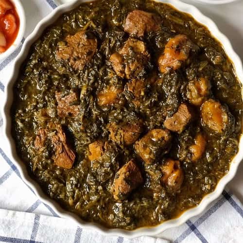 فروش کنسرو خورشت آلو اسفناج
