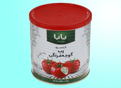تصویر 2 از رب گوجه فرنگی رقیق با طعم ملایم و رنگ طبیعی روشن