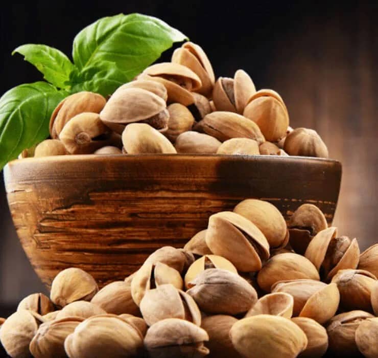 پسته کله‌ قوچی شیرین‌ شده با طعم ملایم و مغز تازه