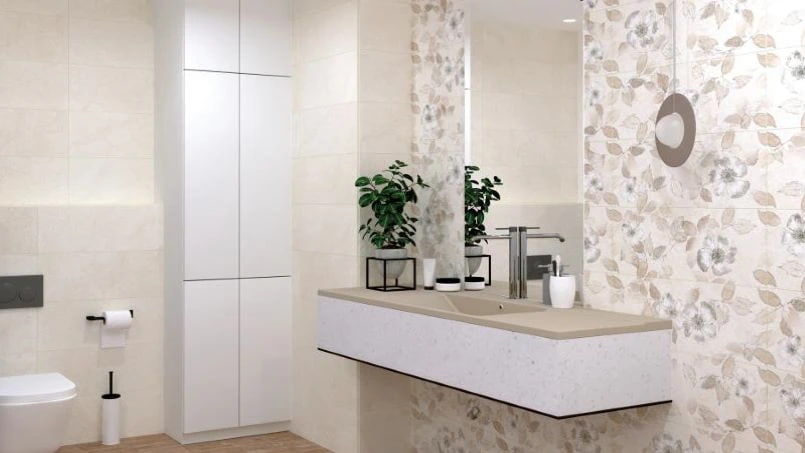 سرامیک کف طرح گل مناسب بازسازی منزل