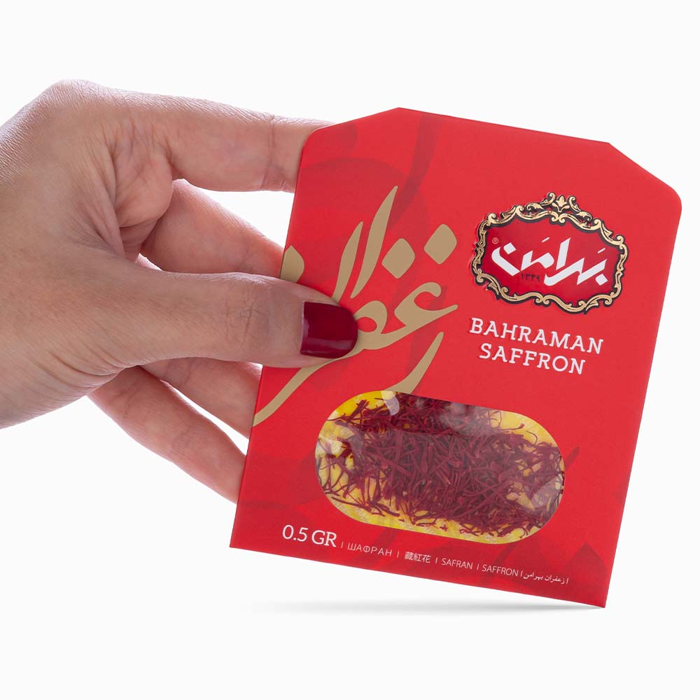 تصویر 4 از زعفران بهرامن بسته بندی استاندارد و رنگ طبیعی