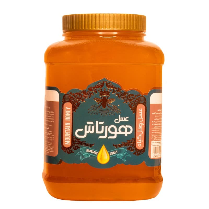 تصویر 1 از عسل چهل گیاه هورتاش طعمی چند لایه با عطر طبیعی گیاهان کوهستان