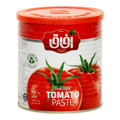 تصویر 4 از رب گوجه فرنگی آفاق با بسته‌ بندی بهداشتی و کاربردی