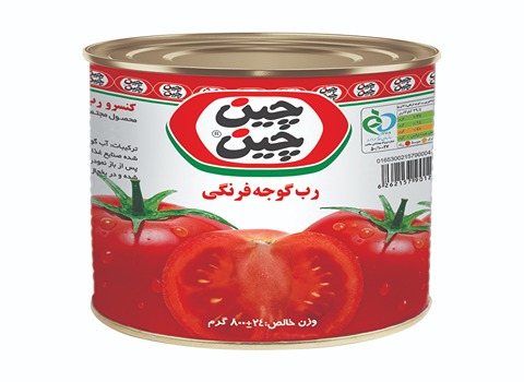 رب گوجه‌ فرنگی چین چین خوشرنگ با غلظت استاندارد و طعم عالی