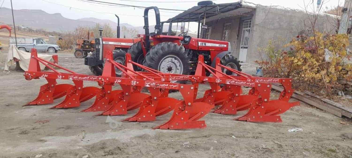 تصویر 2 از گاوآهن همدانی ساخت بومی با الگوی سنتی کشت‌ ورزی