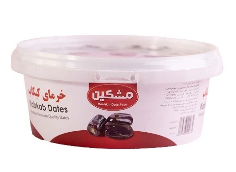خرما مضافتی مشکین بسته‌ بندی بهداشتی