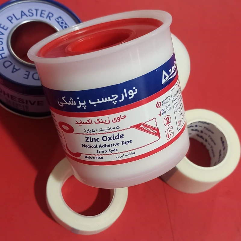 چسب لکوپلاست 5 سانتی حاوی زینک اکساید