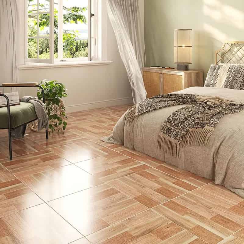کاشی طرح دار کف مناسب فضا های پرتردد داخلی