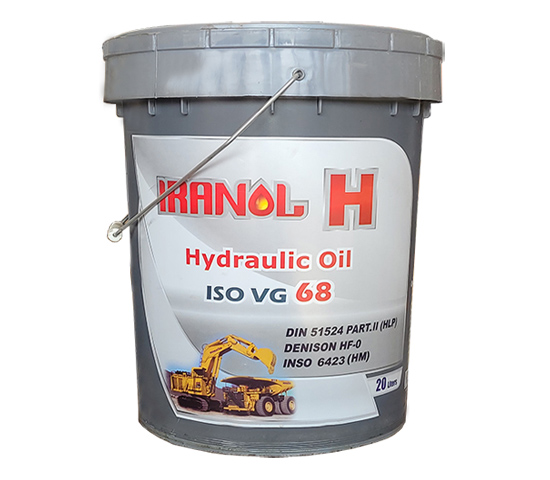 عرضه عمده روغن هیدرولیک ایرانول h68 سطلی صادراتی