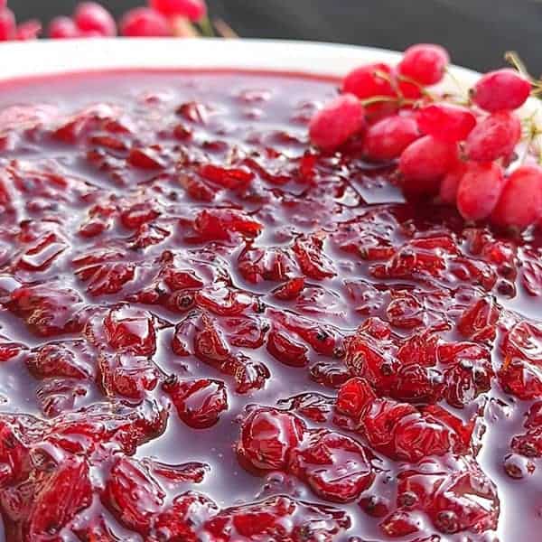 تصویر 3 از ۲) مربا زرشک تازه فرآوری خانگی دارای مزه ترش شفاف وتازه