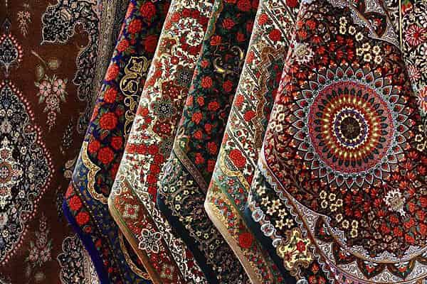 تصویر 5 از فرش ابریشم ماشینی الهام گرفته از هنر مدرن