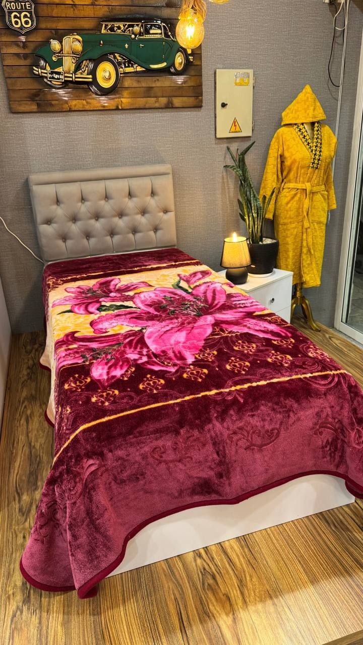 تصویر 2 از قیمت عمده و خرید مستقیم از کارخانه پتو پریما دونفره گلدار