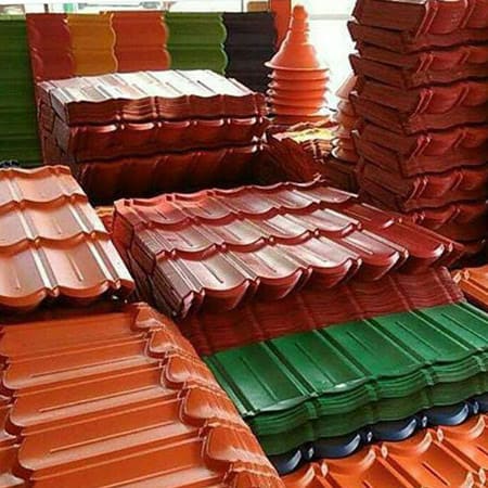 تصویر 2 از سفال شیروانی قرمز سنتی مناسب سقف های شیبدار ویلایی