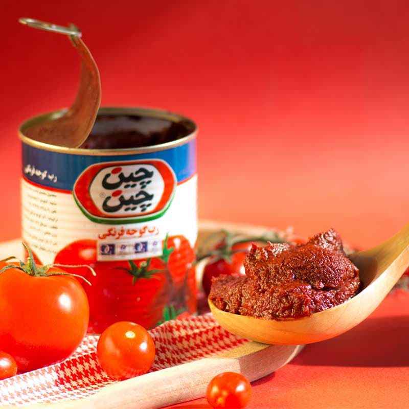 تصویر 1 از رب گوجه فرنگی چین‌ چین با کیفیت تضمین شده