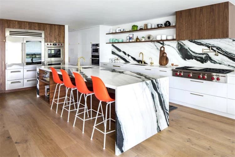 تصویر 3 از سنگ مرمر پاندا مناسب میز کانتر و دکوراسیون