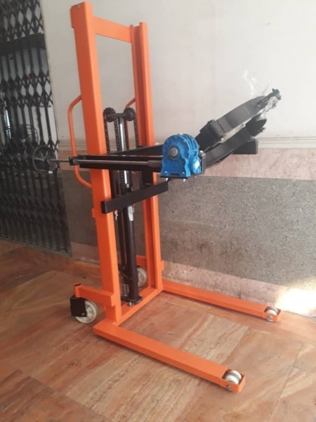 تصویر 2 از بشکه بر هیدرولیکی دستی مدل صنعتی با ظرفیت بالا