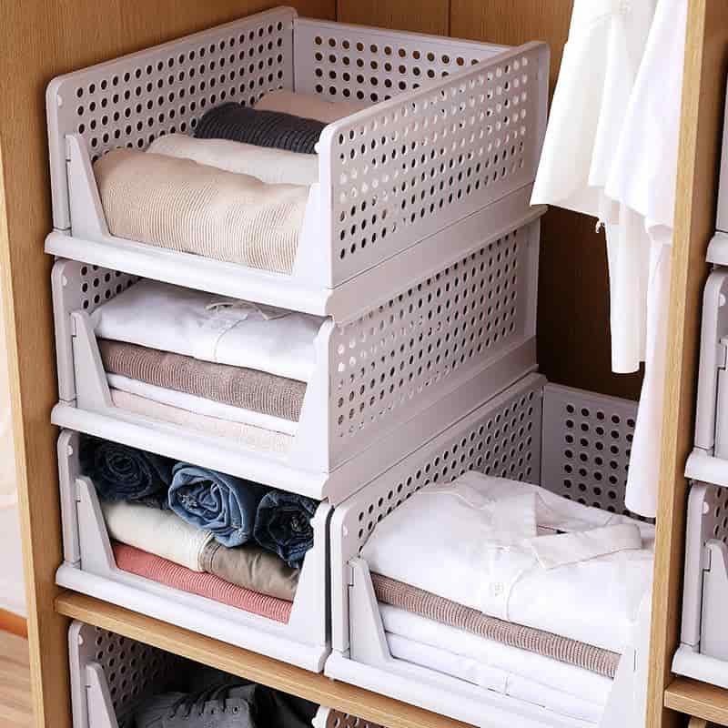 تصویر 4 از باکس نظم‌ دهنده پلاستیکی لباس در ابعاد مختلف با کیفیت عالی