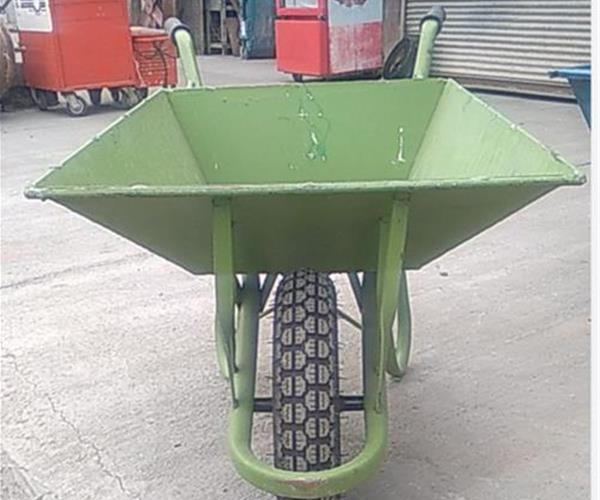 فرغون ساختمانی محکم تک چرخ کاربردی برای پروژه