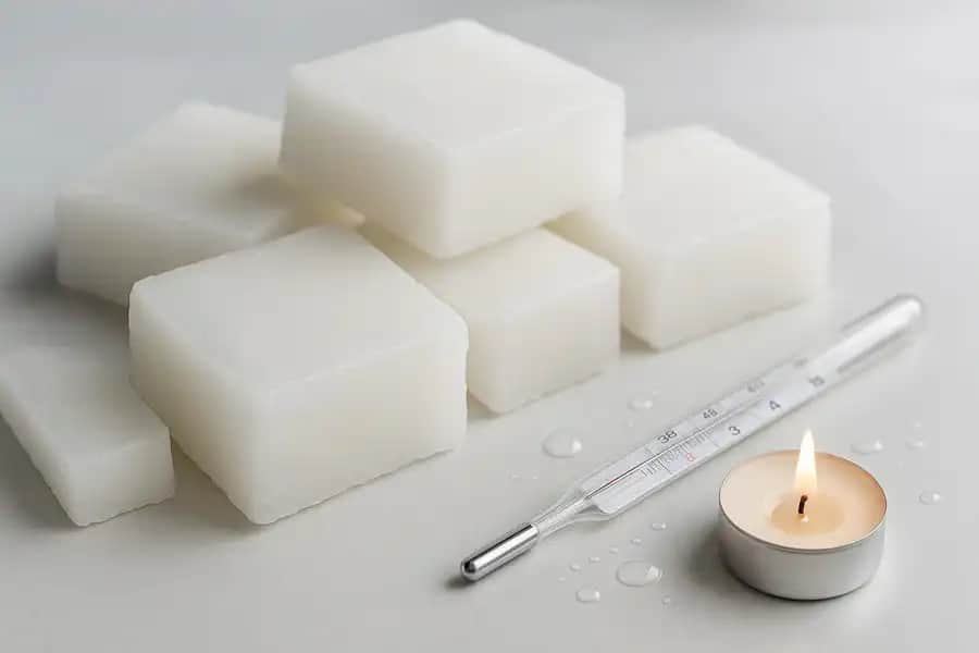 تصویر 4 از پارافین جامد با خلوص بالا مناسب شمع‌ سازی و صنایع مختلف
