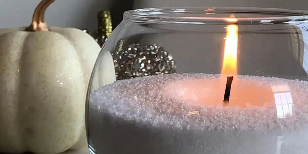 تصویر 2 از پارافین جامد پودری مناسب برای شمع‌سازی و دکوراسیون