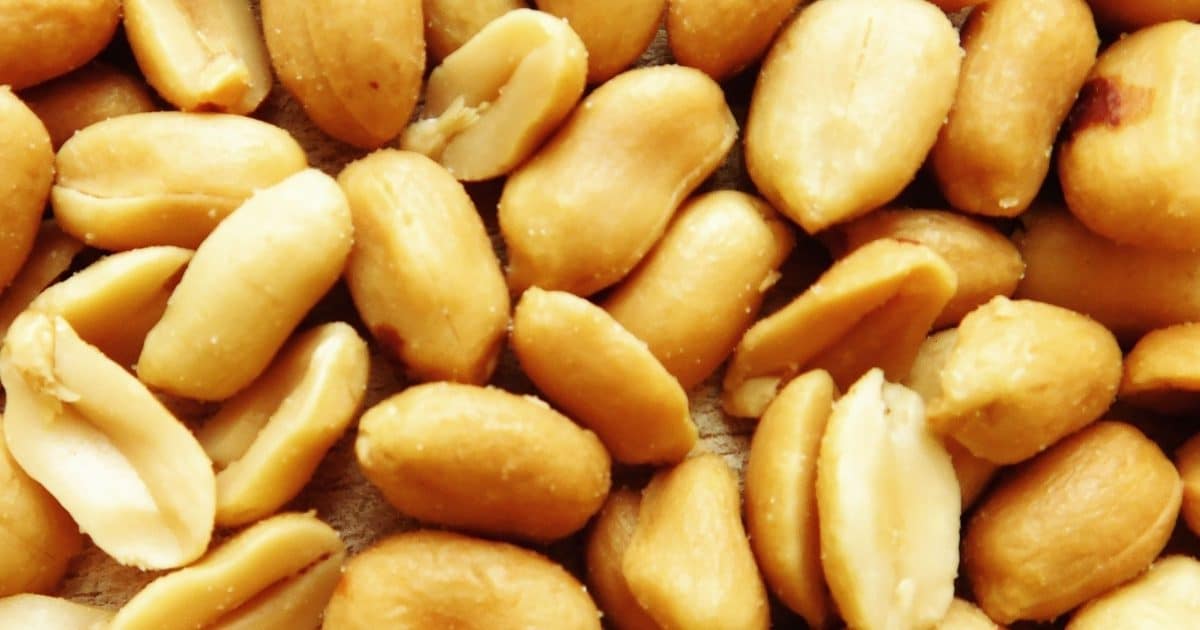 تصویر 1 از بادام زمینی زعفرانی اعلا مناسب پذیرایی های ویژه