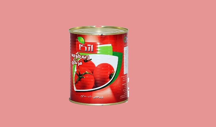 رب گوجه‌ فرنگی اتکا با نمک و ادویه طبیعی مناسب غذا های محلی