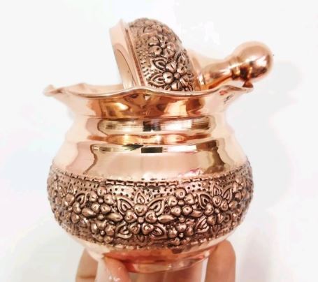 تصویر 1 از قندان مسی کار شده با طراحی هنری و چشم نواز